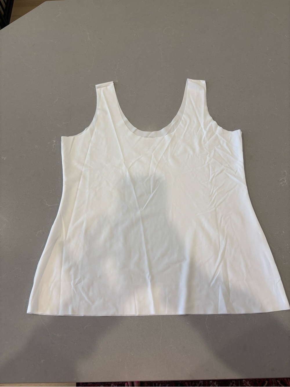 Nordstrom White Scoop Neck Tank